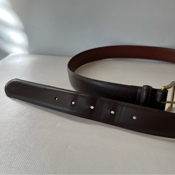 Coach Brown Leather Belt - Picture 2 of 12